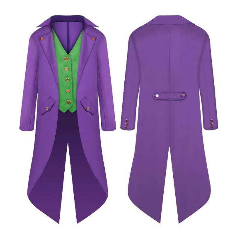 European Style Medieval Retro Punk Children's Tuxedo Cosplay Costumes