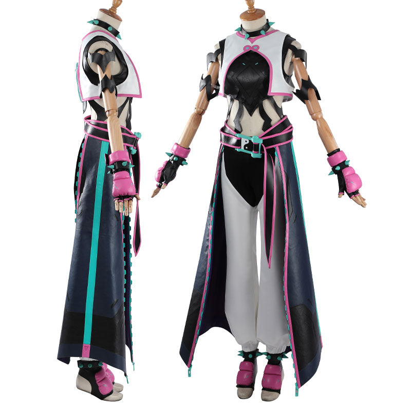 Overwatch 2 x SF6 Juri Kiriko Cosplay Costumes