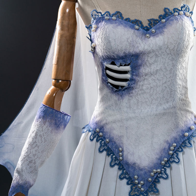 corpse bride prom dress Corpse Bride Emily Cosplay Tim Burton Movie