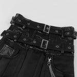European Style Dark Rock Ash Series Gothic Men's Skirt Halloween Cosplay Costumes