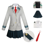 Anime My Hero Academia Female School Uniform Cosplay Costume