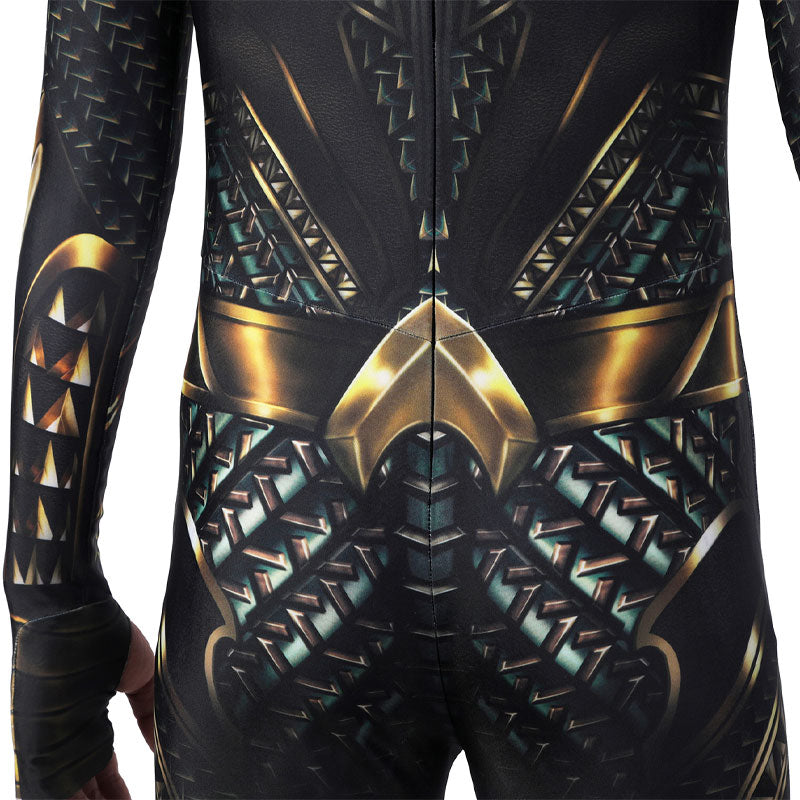 Justice League 2017 Aquaman Arthur Curry Kids Jumpsuit Cosplay Costumes