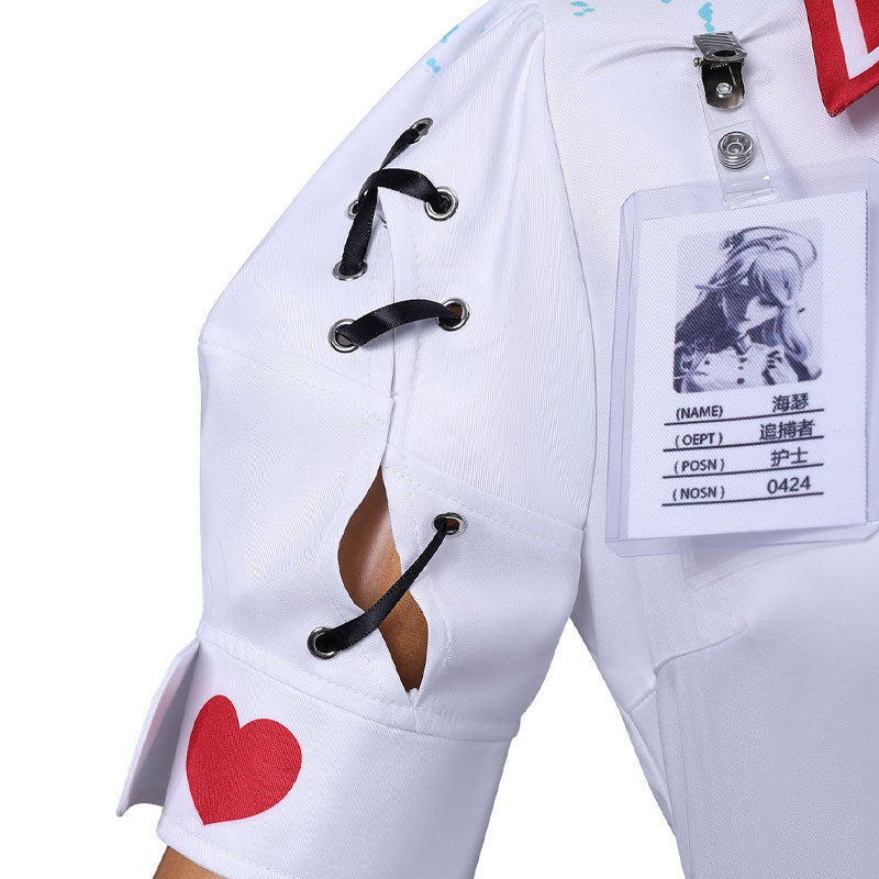 Eggy Party Fright Night Escape Heather the Heartless Nurse Cosplay Costumes