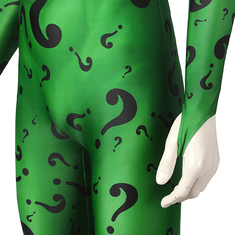 Batman Forever The Riddler Jumpsuit Cosplay Costumes