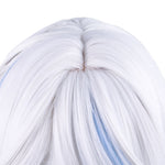 Genshin Impact Focalors White Cosplay Wigs