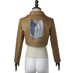 Attack on Titan Levi Ackerman Survey Corps Cosplay Costume