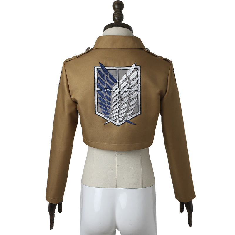 Attack on Titan Levi Ackerman Survey Corps Cosplay Costume