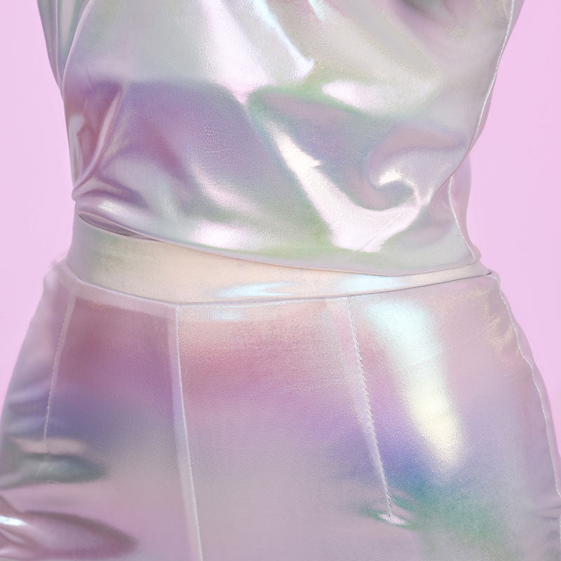 New Panty & Stocking with Garterbelt Polyester Silver Cosplay Costumes