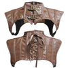 Punk Neck Motorcycle Belt Buckle Retro Body Shaper Cape Halloween Cosplay Costumes