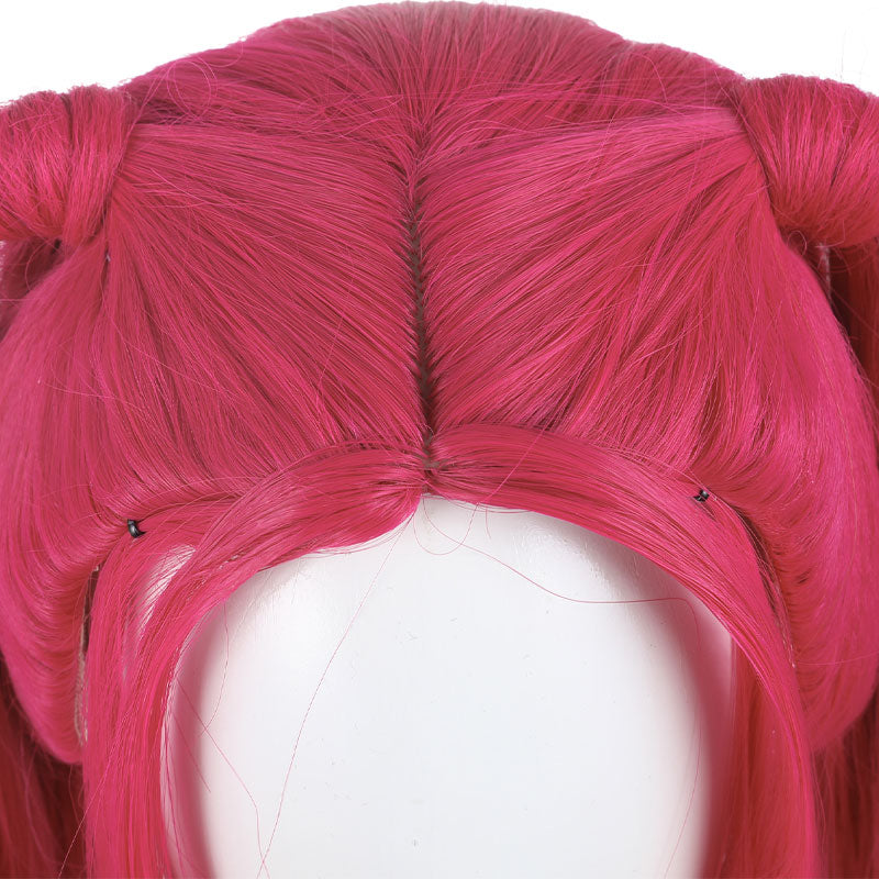 Kpop Demon Hunters Mira Plum Pink Cosplay Wigs