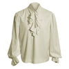 European Style Medieval Victorian Steampunk Ruffled Shirt Halloween Cosplay Costumes