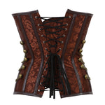Classic Retro Metal Chain Buckle Adjustable Palace Corset Halloween Cosplay Costumes