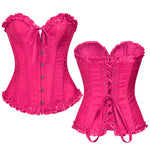 European Style Palace Sexy Bone Straps With Lace Corset Halloween Cosplay Costumes