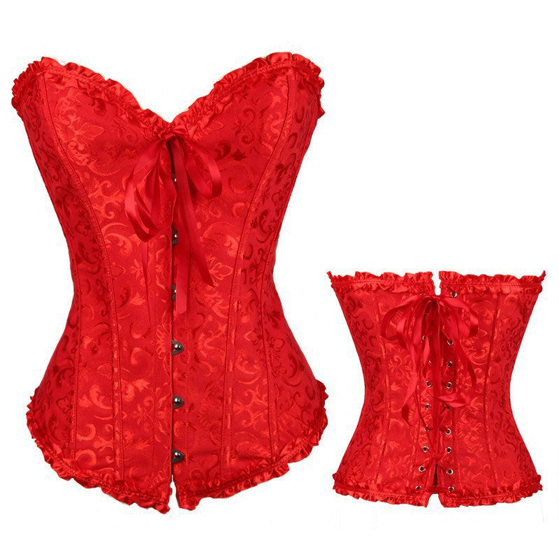 European Style Chest Support And Sexy Palace Corset Halloween Cosplay Costumes