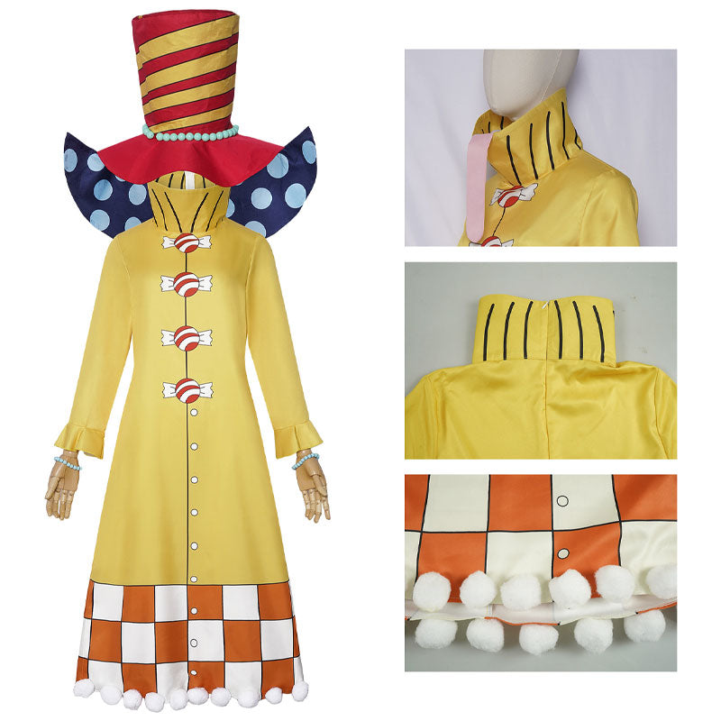 ONE PIECE Kyandi Daijin Charlotte Perospero Cosplay Costume