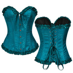 European Style Palace Sexy Bone Straps With Lace Corset Halloween Cosplay Costumes