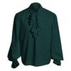 European Style Medieval Victorian Steampunk Ruffled Shirt Halloween Cosplay Costumes