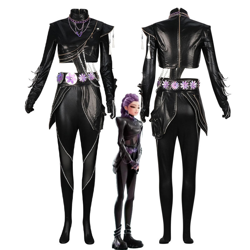 Kpop Demon Hunters Mira Rumi Zoey Combat Suit Cosplay Costume