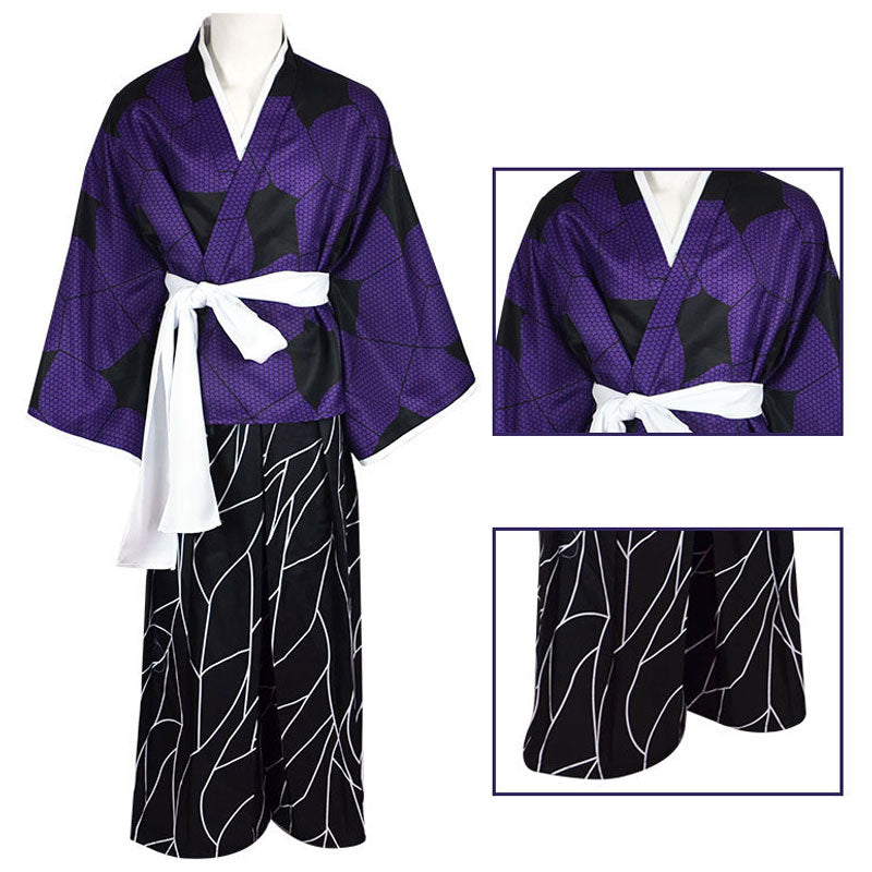 Anime Demon Slayer Kimetsu no Yaiba Kokushibo Cosplay Costumes