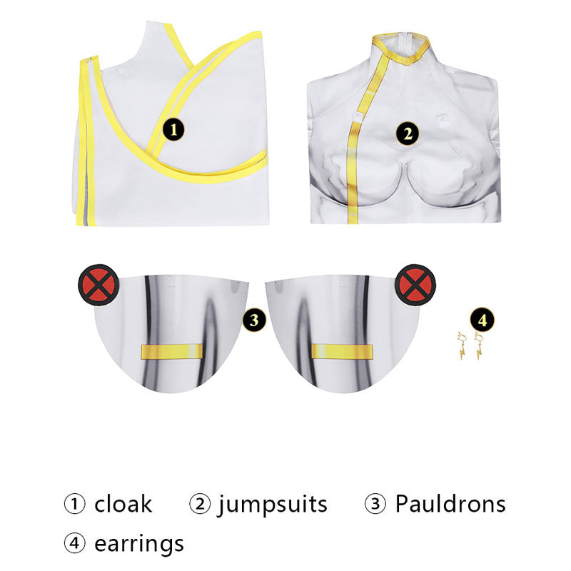 X-Men '97 Ororo Munroe Storm Jumpsuit Cosplay Costumes