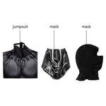 Black Panther T'Challa Full Set Jumpsuit Cosplay Costumes