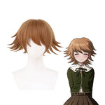 Anime Danganronpa: Trigger Happy Havoc Chihiro Fujisaki Short Brown Cosplay Wigs - Cosplay Clans