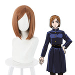 Anime Jujutsu Kaisen Nobara Kugisaki Short Brown Cosplay Wigs - Cosplay Clans