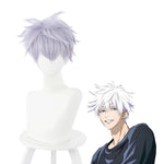 Anime Jujutsu Kaisen Ordinary Satoru Gojo Short Purple Cosplay Wigs - Cosplay Clans