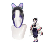 Anime Demon Slayer Kimetsu no Yaiba Cosplay Kochou Shinobu Cosplay Wig Short Purple Wig - Cosplay Clans