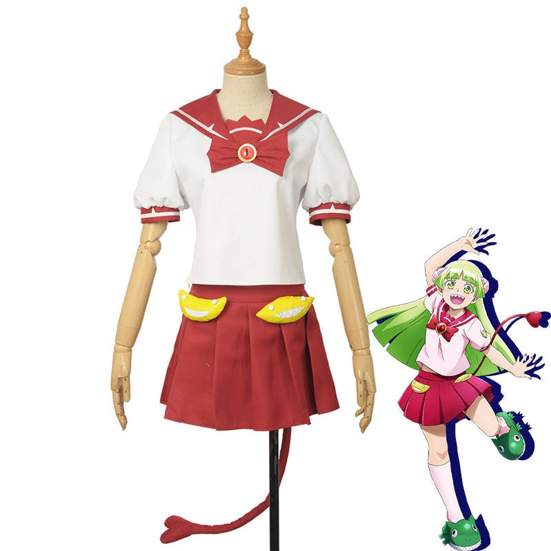 Anime Welcome to Demon School! Iruma-kun Valac Clara Outfits Halloween Cosplay Costumes - Cosplay Clans