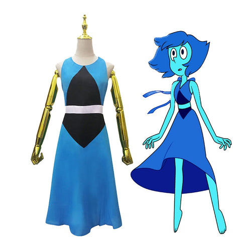 Anime Steven Universe Lapis Lazuli Dress Cosplay Costume - Cosplay Clans
