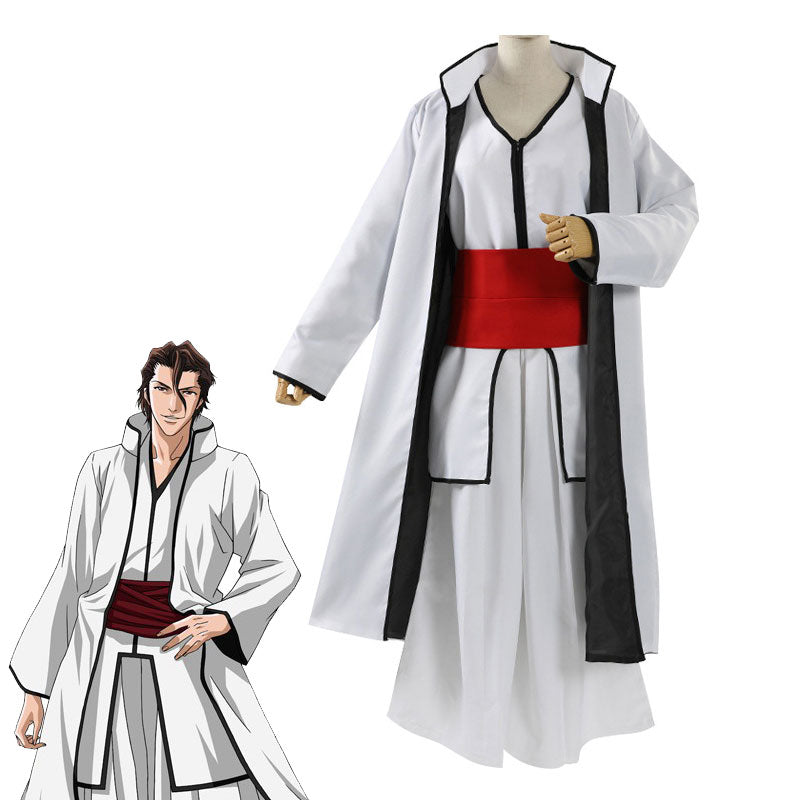 Anime Bleach Sousuke Aizen Fullset Cosplay Costumes