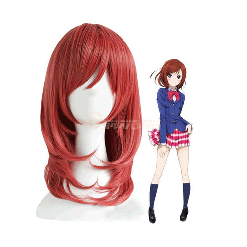 Anime LoveLive! Nishikino Maki Long Red Cosplay Wigs - Cosplay Clans