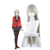 Anime Kakegurui Ririka Momobami 80cm Long Grey Straight Cosplay Wigs - Cosplay Clans