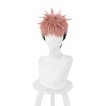 Anime Jujutsu Kaisen Yuji Itadori Short Pink Gradient Black Cosplay Wigs - Cosplay Clans