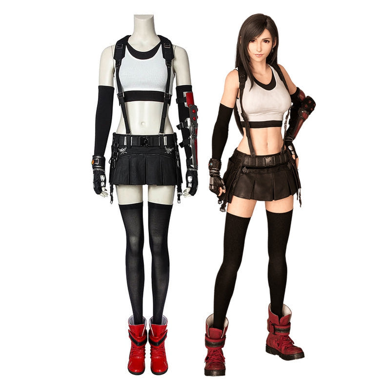 Final Fantasy VII Remake FF7 Tifa Lockhart Outfits Cosplay Costume –  Cosplay Clans