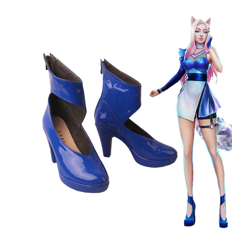 Game LOL KDA All Out Ahri Cosplay Props Shoes - Cosplay Clans