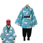 Anime Demon Slayer Kimetsu no Yaiba Urokodaki Sakonji Cosplay Costumes - Cosplay Clans