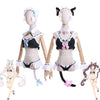 Nekopara Chocola Vanilla Maid Swimsuit Cosplay Costumes