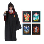 Movie Harry Potter Gryffindor and The Four Houses of Hogwarts Cosplay Magic Robe - Cosplay Clans