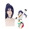 Anime LoveLive!Sunshine!! Matsuura kanan Long Dark Blue Cosplay Wigs - Cosplay Clans