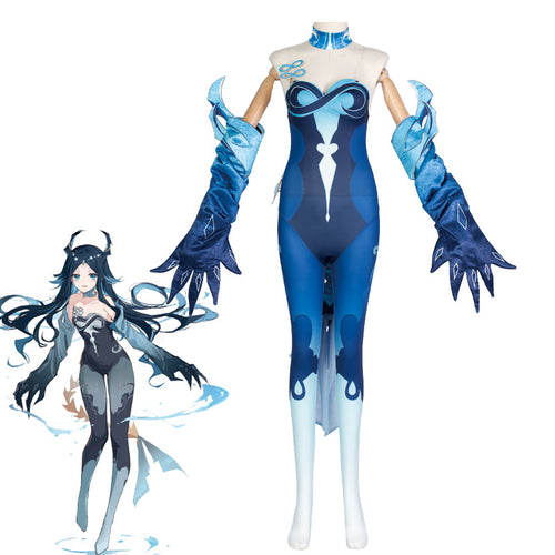 Game Genshin Impact Bonanus Hydro Yakshas Cosplay Costumes