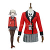 Anime Kakegurui Momobami Kirari Uniform Cosplay Costumes - Cosplay Clans