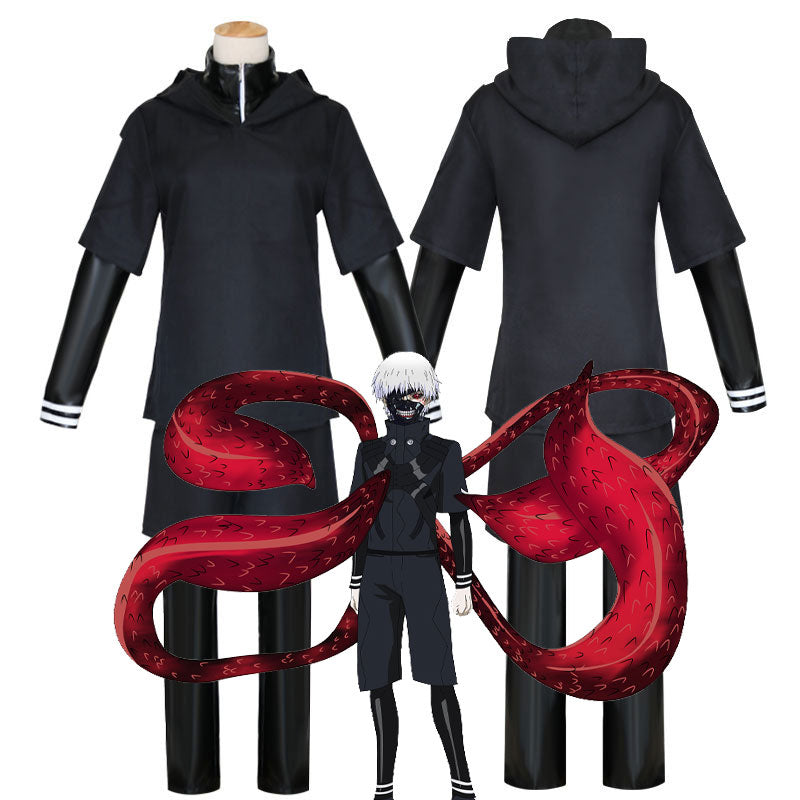 Anime Tokyo Ghoul Ken Kaneki Combat Suit Cosplay Costumes For