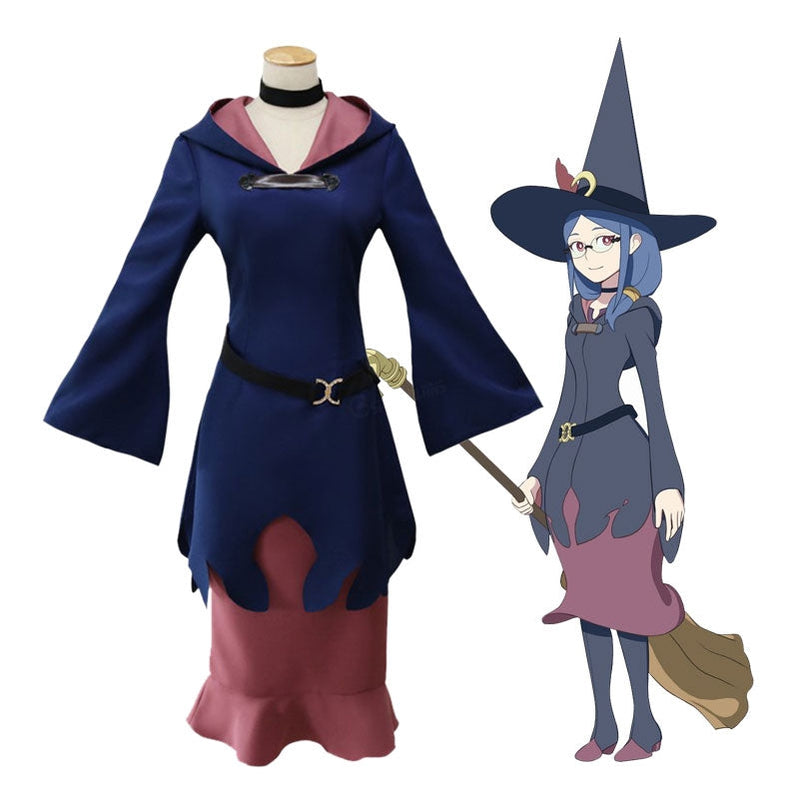 Anime Little Witch Academia halloween girls school uniform dress