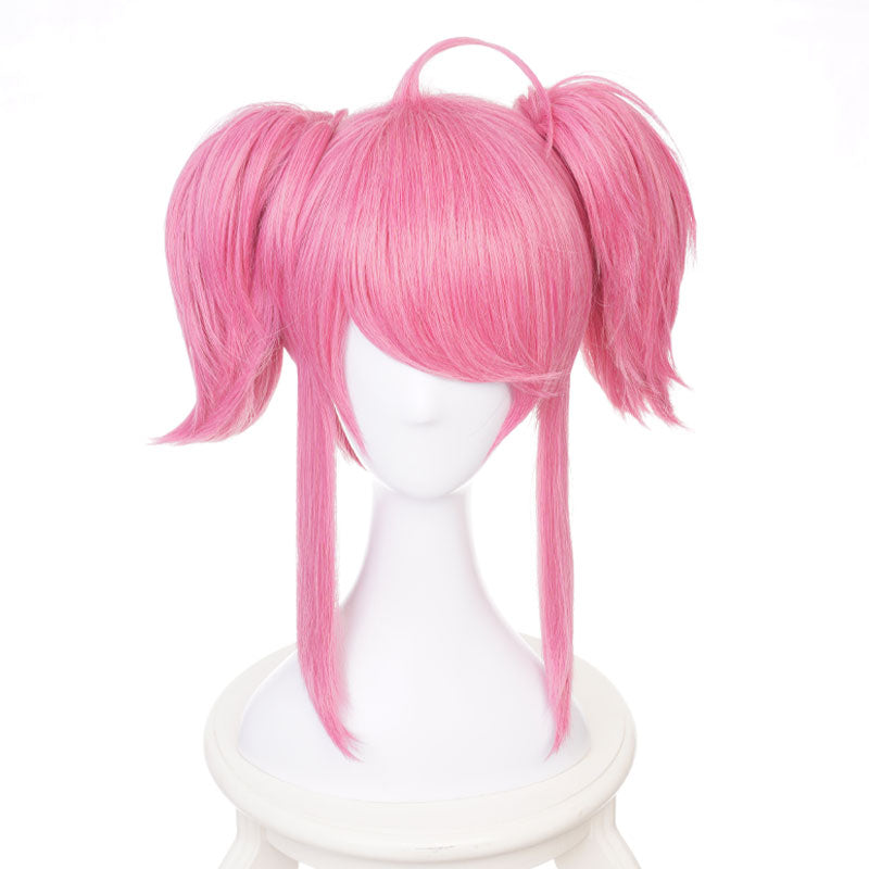 Game LOL Star Guardian Lux Pink Cosplay Wigs
