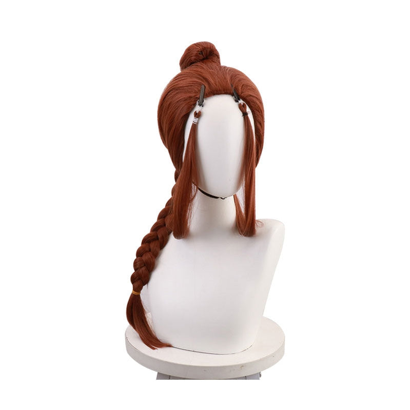 Anime Avatar: The Last Airbender Katara Brown 80cm Cosplay Wig - Cosplay Clans