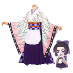 Anime Demon Slayer Kimetsu no Yaiba Kochou Shinobu Kimono Maid Outfit Cosplay Costumes - Cosplay Clans