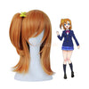 Anime LoveLive! Kousaka Honoka Long Orange Cosplay Wigs - Cosplay Clans