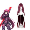 FGO Fate Grand Order Lancer Scathach Dark Purple 110cm Long Stright Cosplay Wigs - Cosplay Clans